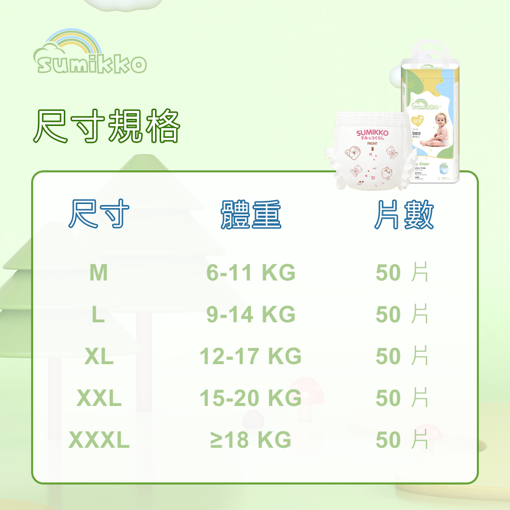 Sumikko 嬰兒紙尿褲拉拉褲評價：165 元 50 片值不值得買？平價尿布選購重點一次看 (8/9)