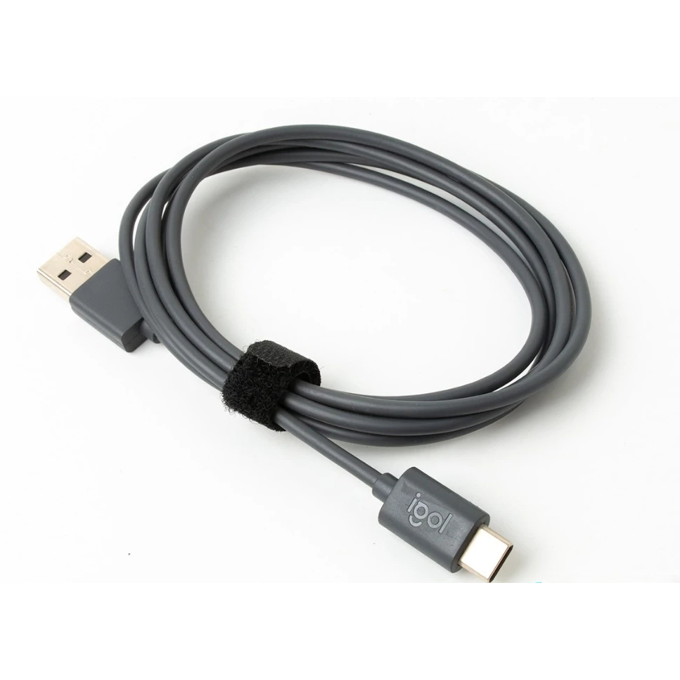 Logitech 羅技 USB2.0 Type-c AtoC 傳輸線 JEM 3A 充電線 1m多 | 蝦皮購物
