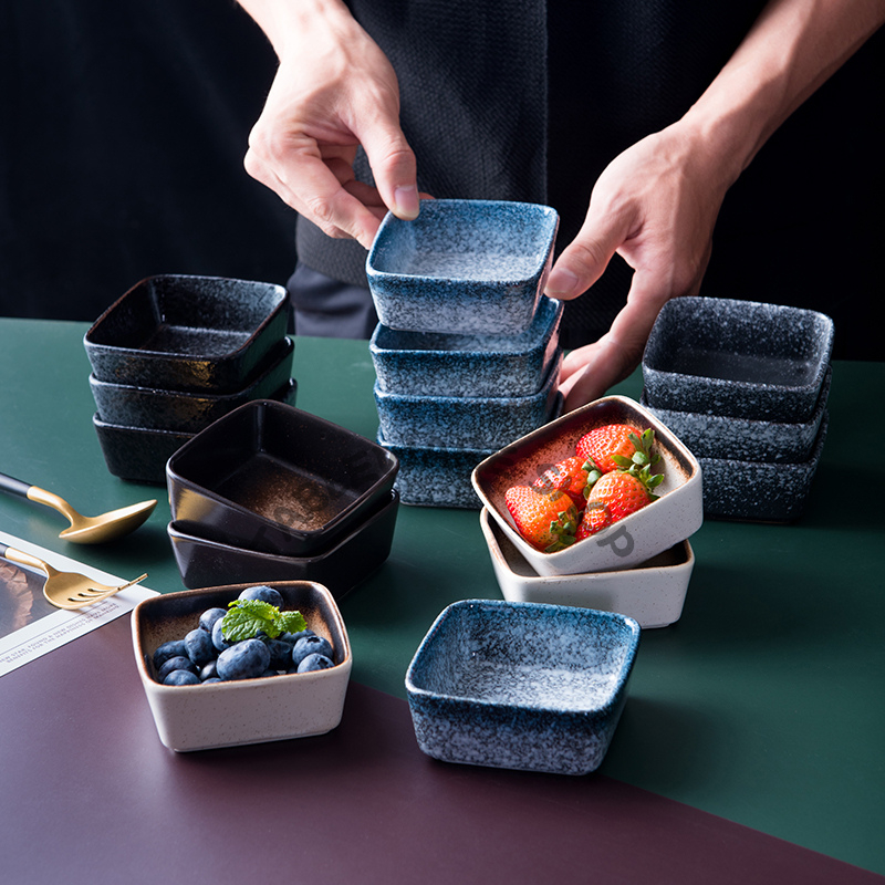 【TABLEWARE】現貨2天出貨 器皿專售 日式醬油碟 醬油碟 沾醬碟 陶瓷 小碟 味碟 小菜碟 醬料碟 方形碟 盤子 | 蝦皮購物