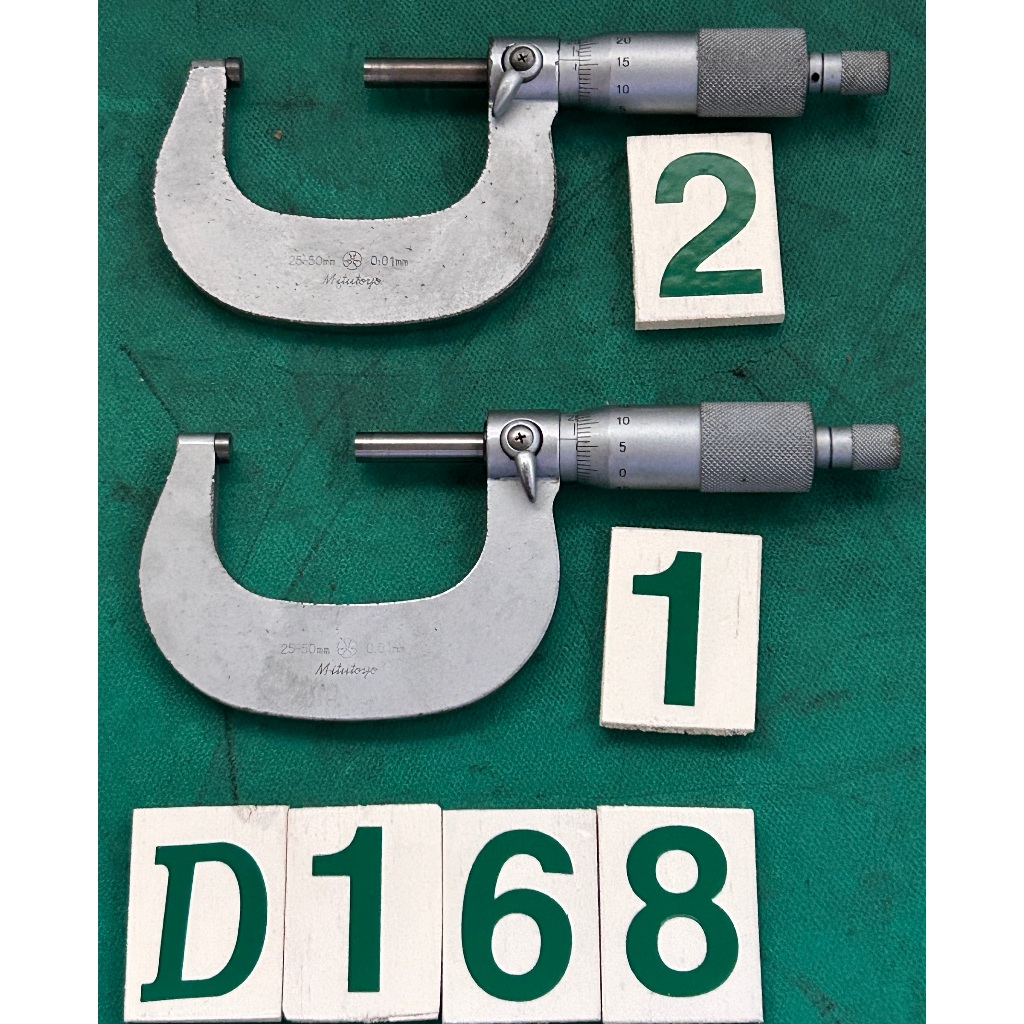 【有中-日本外匯品】三豐 Mitutoyo 103-138 外徑分厘卡 25-50/0.01mm(無盒){D168} | 蝦皮購物