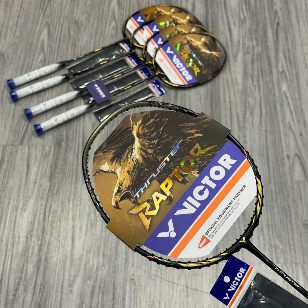 【凱將體育羽球店】VICTOR TK RAPTOR 猛禽 突擊 羽球拍 勝利 黑 進攻 2025 new | 蝦皮購物