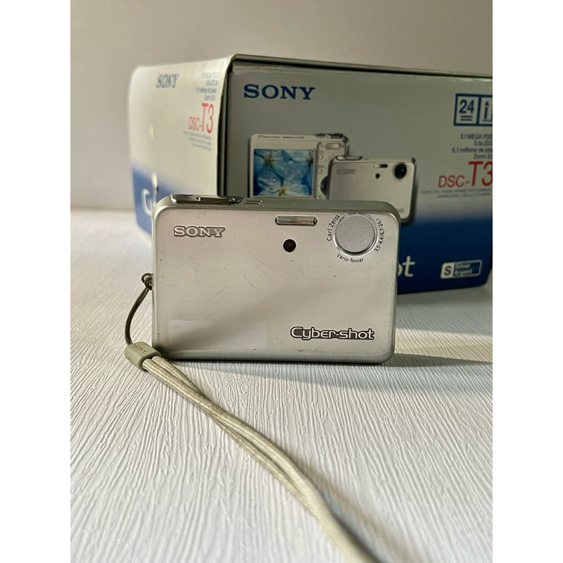 Sony Cybershot DSC-T3復古CCD數位相機原廠盒裝| 蝦皮購物