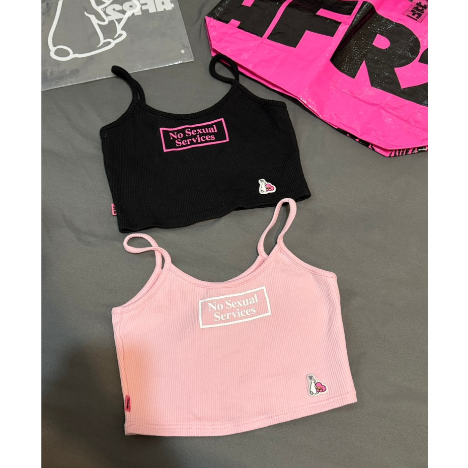 TACKSTHGOOD】日本FR2 Box Logo Camisole 梅情色兔小可愛背心#FR2 黑粉