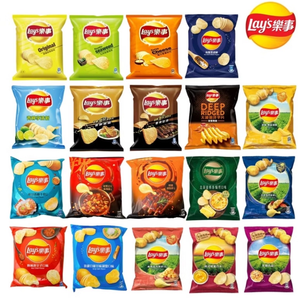 Lay’s 樂事洋芋片 波樂厚切 岩燒海苔 大波浪洋芋片 東京照燒烤雞串 厚切神戶牛 生啤酒 榴槤味💥年節送禮大特價$💥 | 蝦皮購物