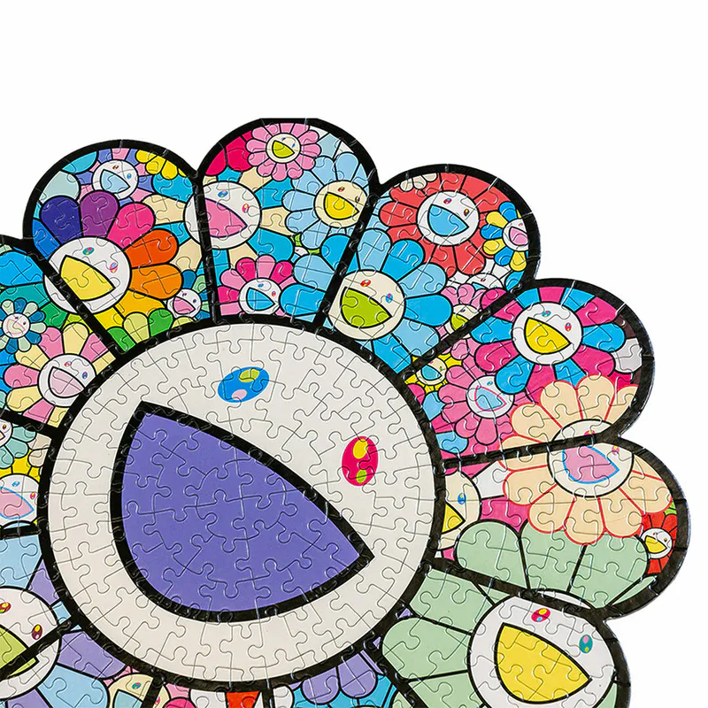 日貨代購CITY】2025SS 村上隆Jigsaw Puzzle Yonaguni 花朵拼圖可裱框