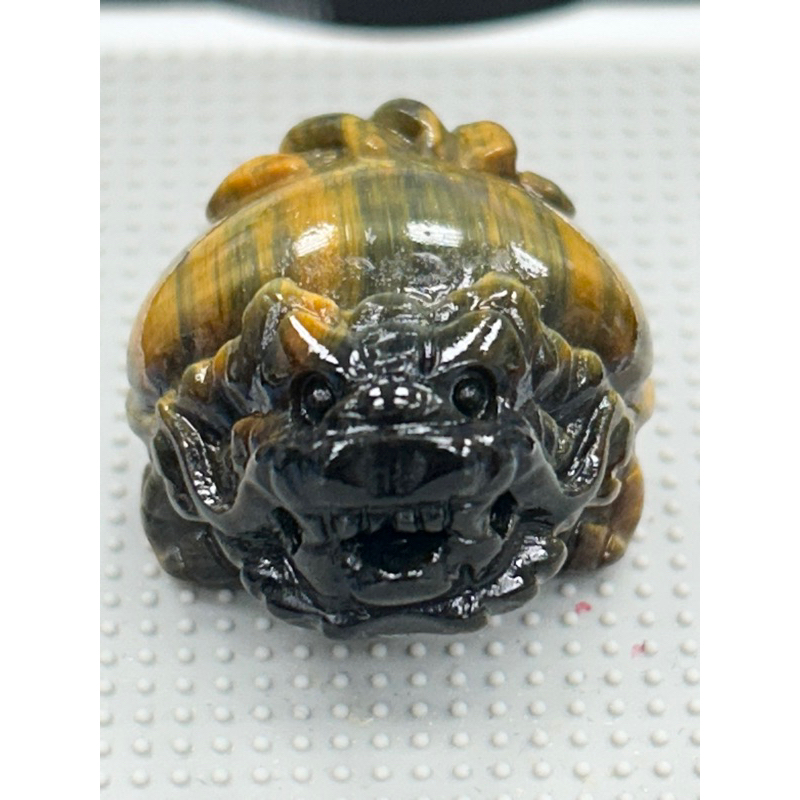 #鑽石水晶#精調款-黃虎眼龍龜21mm/事業招財勇氣積極招財注意力自信 | 蝦皮購物