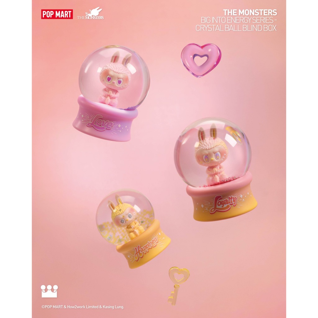 POP MART THE MONSTERS 盲盒水晶球 6個入 POP MART THE MONSTERS 盲盒水晶球 6個入 POP MART THE MONSTERS 盲盒