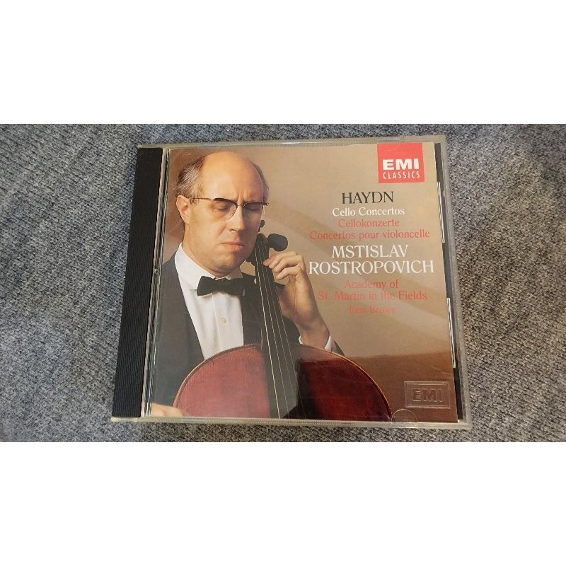 Haydn : CELLO Concertos Rostropovich Lona Brown 1987年荷蘭鋼印版 | 蝦皮購物