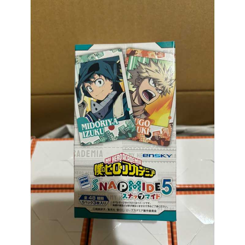 （玩夢）單包盲抽一包三張 ensky 我的英雄學院 Snapmide 第5彈 拍立得 收藏卡 | 蝦皮購物