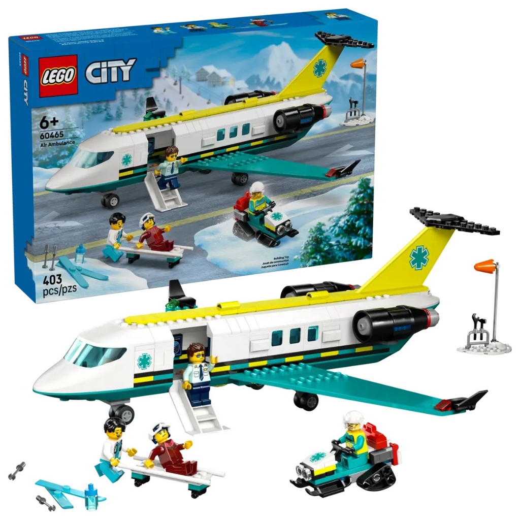 LEGO 60465 緊急救護飛機Emergency Air Ambulance Airplane 城市 | 蝦皮購物