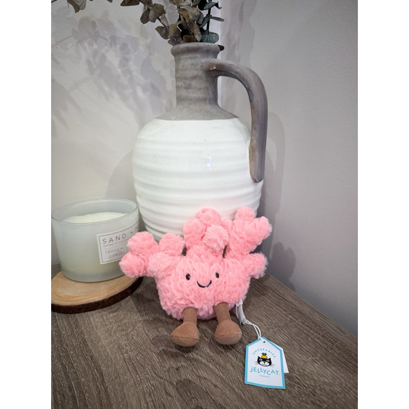 全新Jellycat 正品｜趣味粉紅珊瑚🪸🩷 （2025 新品Amuseables Coral