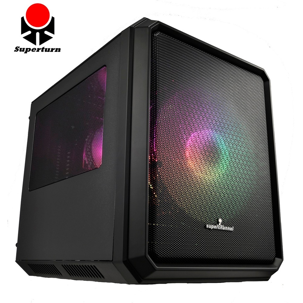 Superchannel視博通 GC06(B) 小尖兵 PLUS 電腦機殼 黑/M-ATX/CPU高17/顯卡長29 | 蝦皮購物