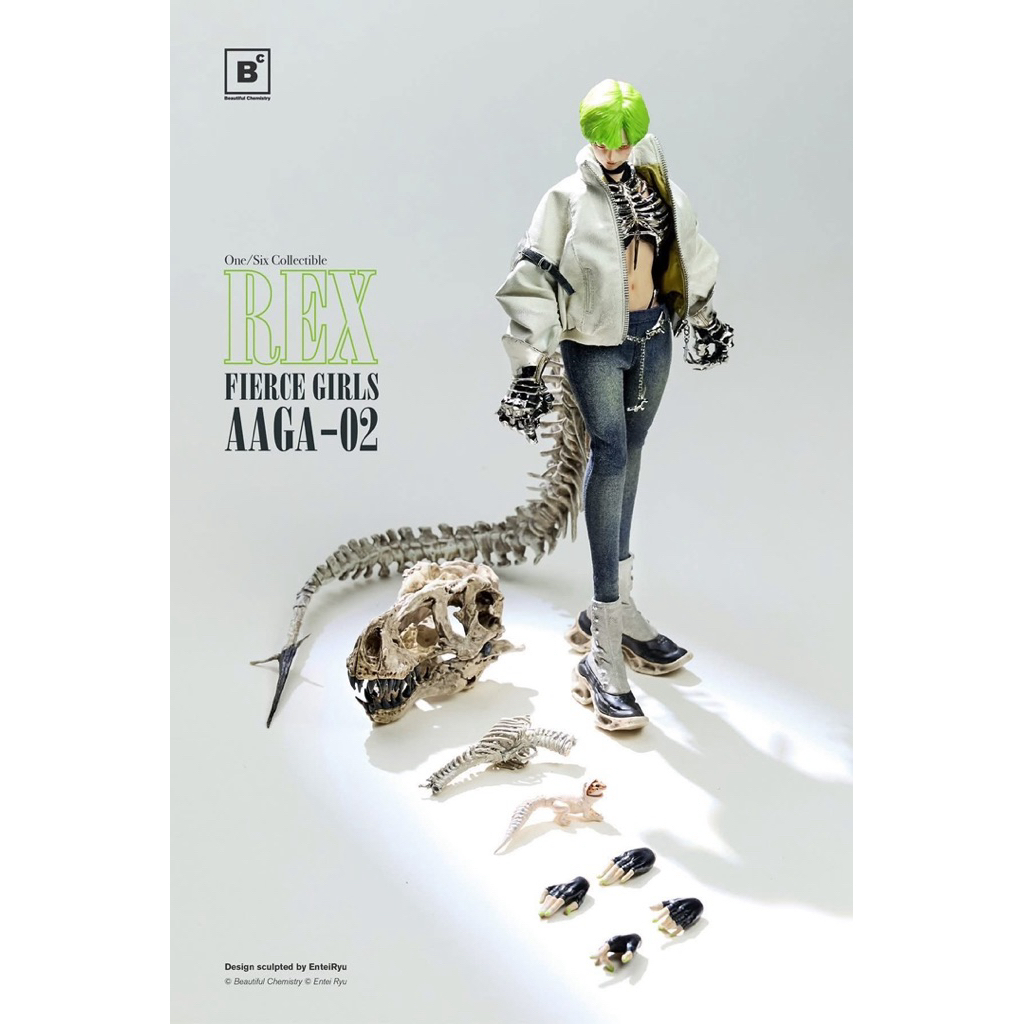 全新未拆Beautiful chemistry 兇猛少女傭槍兵雷克斯REX AAGA-02
