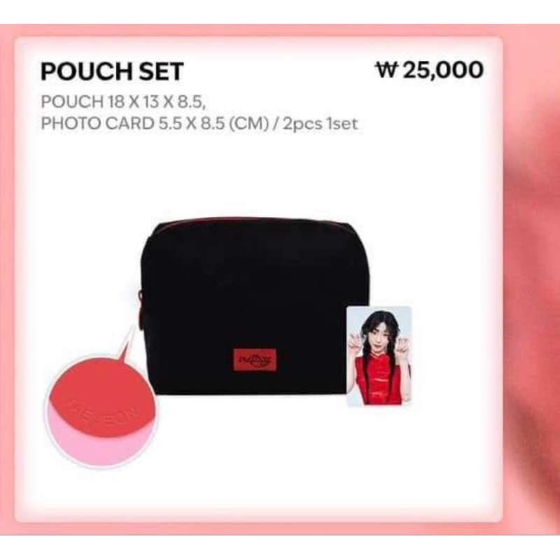 Taeyeon The Tense 太妍 演唱會周邊 週邊 化妝收納包 Pouch | 蝦皮購物