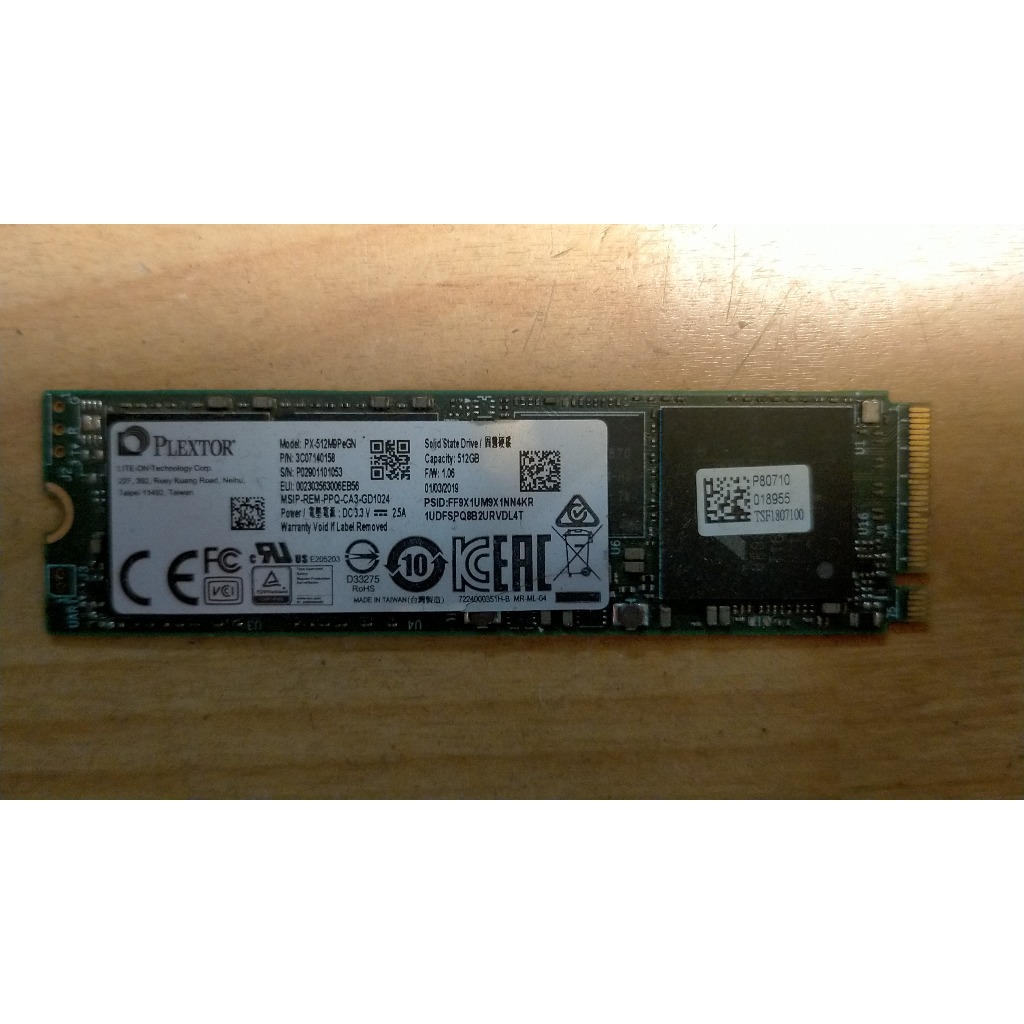 H.M.2 SSD硬碟-PLEXTOR PX-512M9PeGN 512G 3000MB/s 直購價1280 | 蝦皮購物