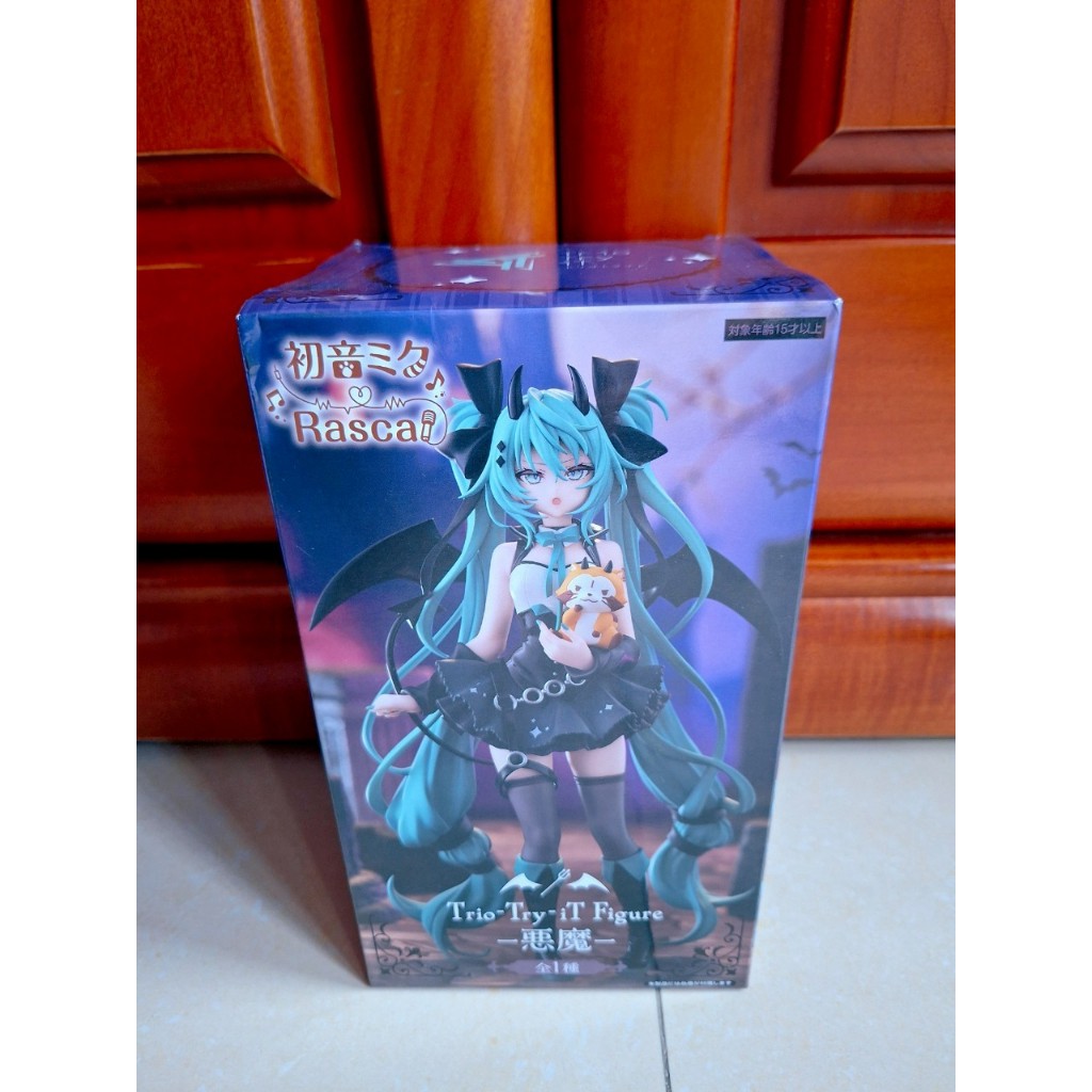 FuRyu 初音未來 MIKU 惡魔 小惡魔 小浣熊 RASCAL 聯名 Trio-Try-iT 景品 模型 公仔 | 蝦皮購物