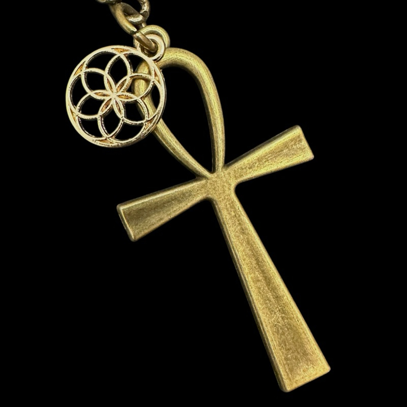 安卡 生命之鑰 Ankh 古銅色 生命之符 埃及 女神 神聖圖騰 神聖幾何 能量圖騰 鑰匙圈 吊飾 婚禮 合金 禮物 | 蝦皮購物