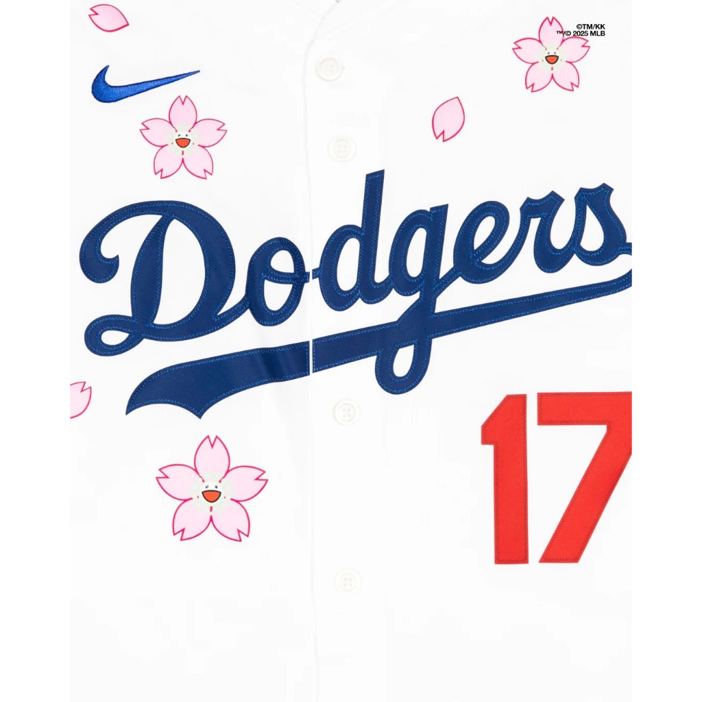T_T) COMPLEX MLB 大聯盟大谷翔平村上隆小花聯名款英文名字球衣 T_T) COMPLEX MLB 大聯盟大谷翔平村上隆小花聯名款英文名字球衣