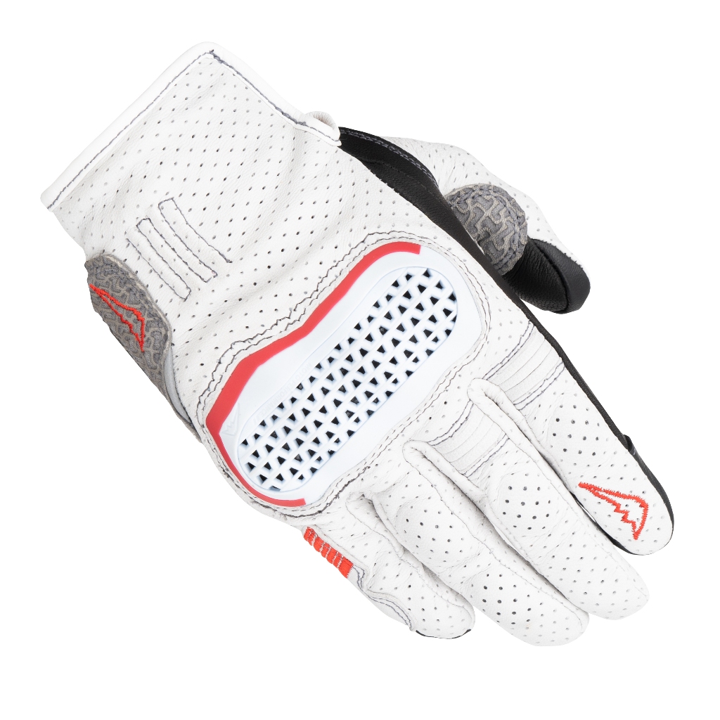 KUSHITANI A-5376 INVENTIVE LEATHER MESH GLOVES 通風護具打洞皮手套