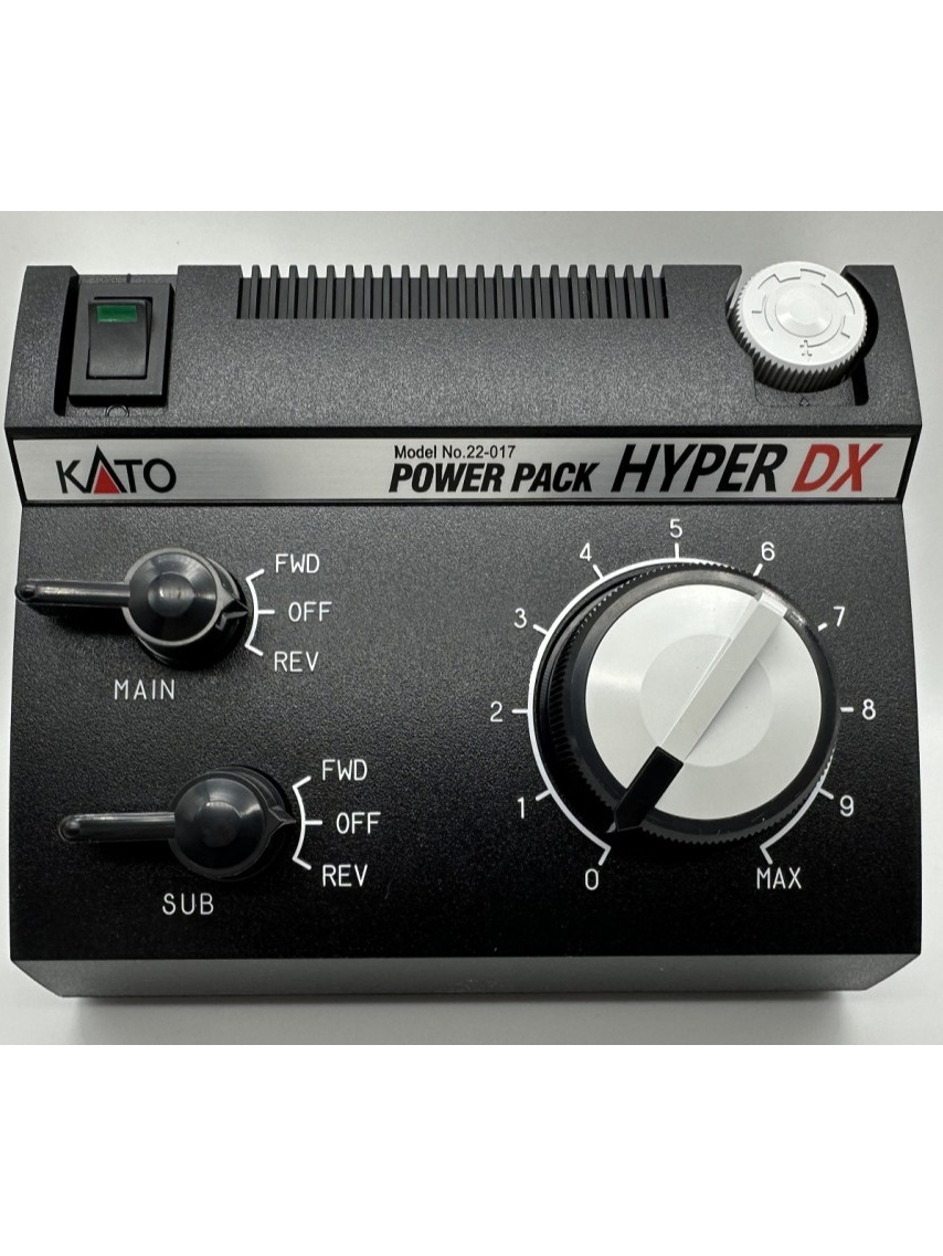 🏆【鐵模ファン】KATO 22-017 Power Pack Hyper DX 雙通道控制器（具常