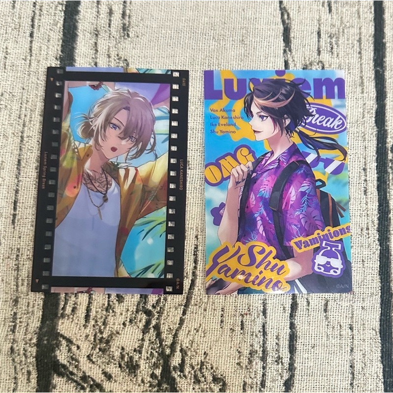 現貨) Luxiem Spring Break 春日假期透卡Luca Ike Shu Vox 彩虹社EN