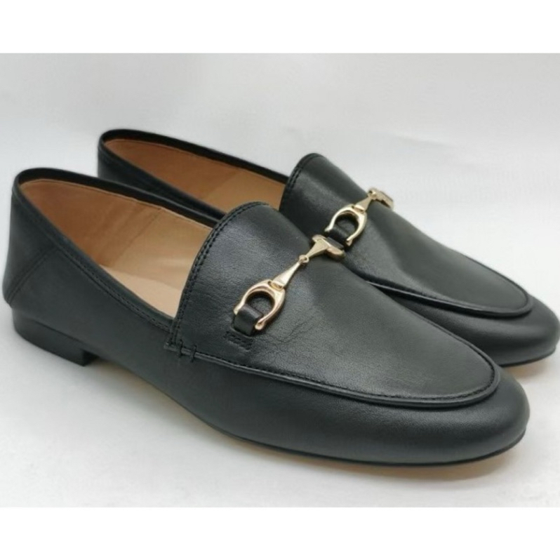 Coach haley loafer black