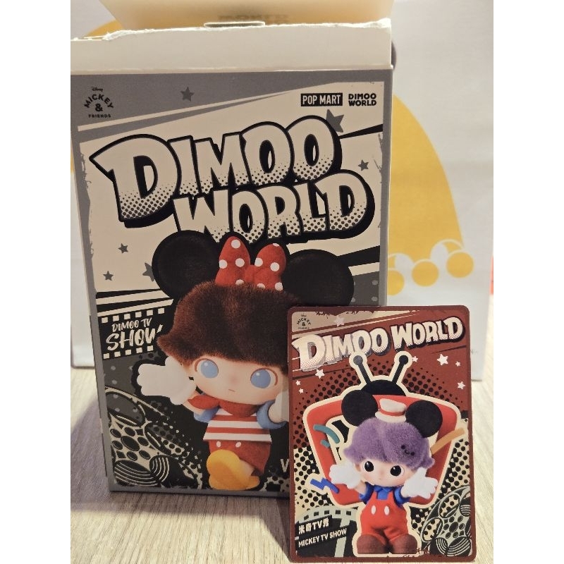 pop mart DIMOO WORLD 迪士尼系列 米奇TV秀 盲盒 隱藏版 | 蝦皮購物