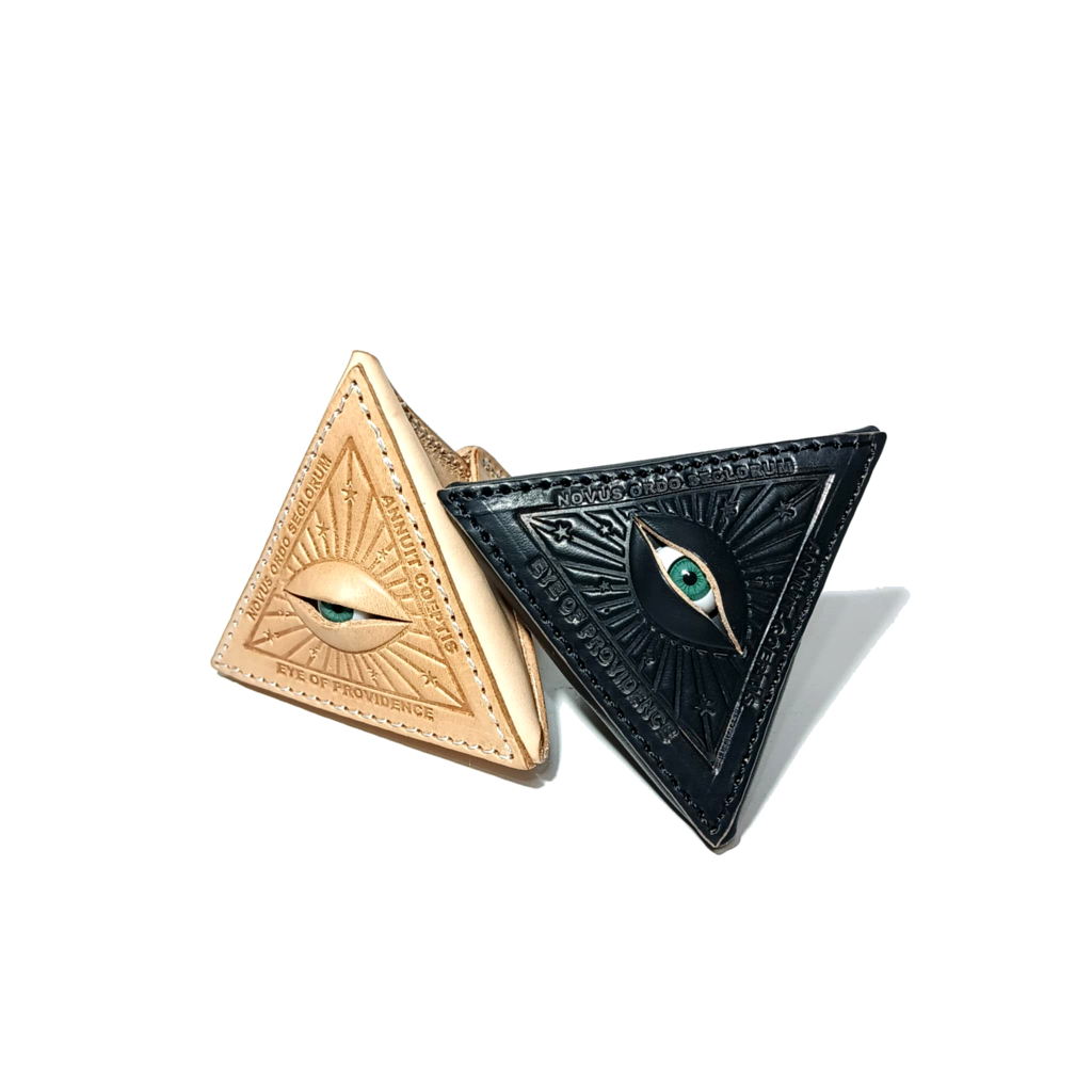 【GLORYDAYS皮革製品】全知之眼零錢包（金字塔/荷魯斯之眼/上帝之眼/全能之眼/遊戲王/附發票/台灣出貨） | 蝦皮購物