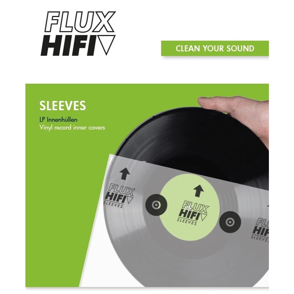 德國FLUX Hifi Sleeves 黑膠唱片防靜電內套/唱片套（50入） | 蝦皮購物