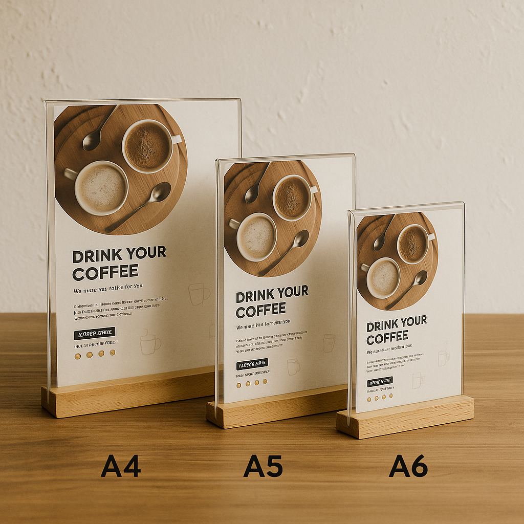 【現貨】桌上型壓克力立牌 A4/A5/A6 角度可調 桌上立牌 告示牌 立牌 壓克力立牌 價目表 文宣架 立牌展示架 | 蝦皮購物