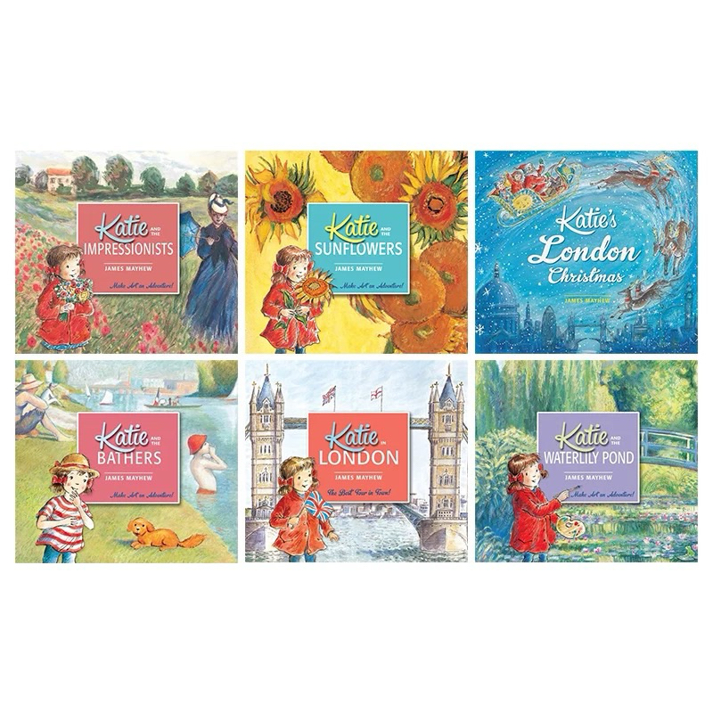 預購-英國原版繪本12冊Katie's Adventure Series 凱蒂的藝術之旅| 蝦皮購物