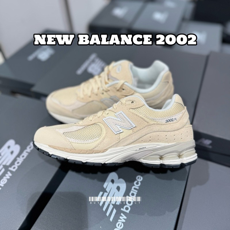 NEW BALANCE 2002R 慢跑鞋 休閒鞋 奶油黃 杏色 M2002RFI 