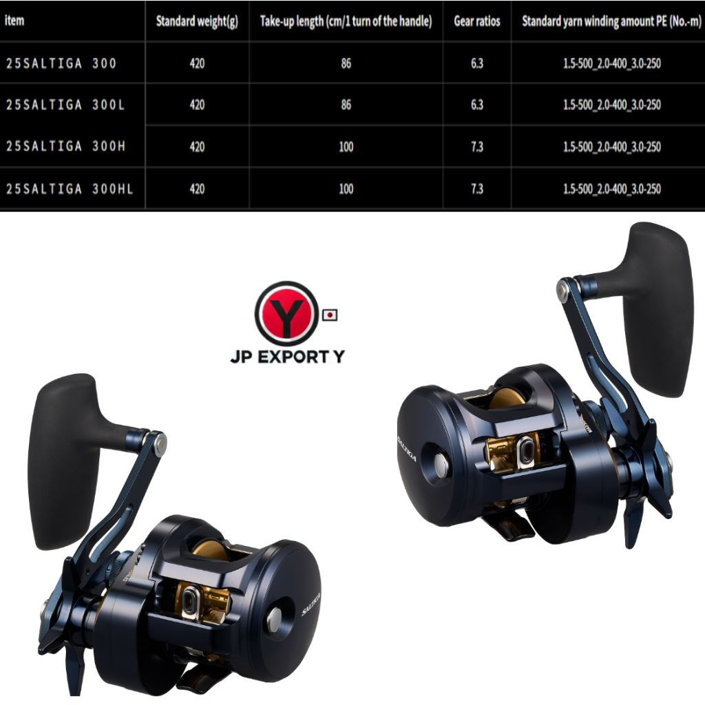 Daiwa 25'SALTIGA 300 各種類型300/300L/300H/300HL 鉛墜【日本
