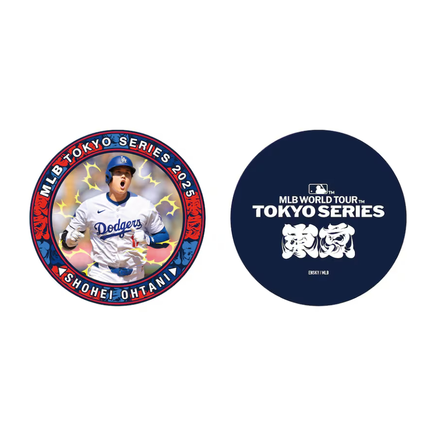 呱呱代購】2025 MLB 東京開幕戰道奇小熊大谷翔平專區立牌鑰匙圈