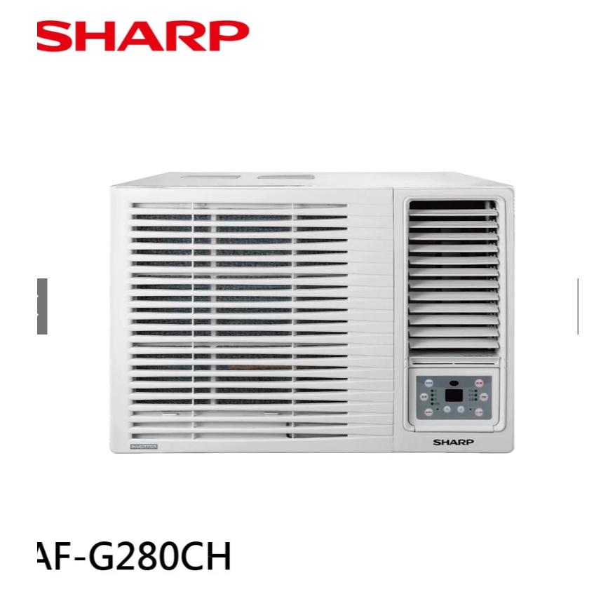 含標安SHARP 夏普 4坪 能效一級 冷專變頻窗型冷氣 AF-G280CH | 蝦皮購物