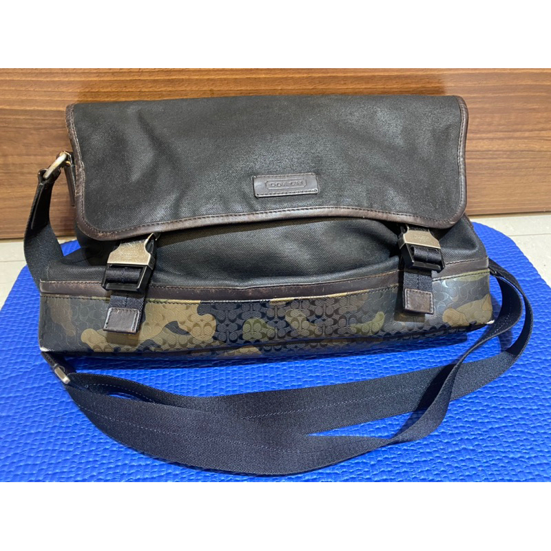 美型Coach迷彩信使包 郵差包 公事包 | 蝦皮購物
