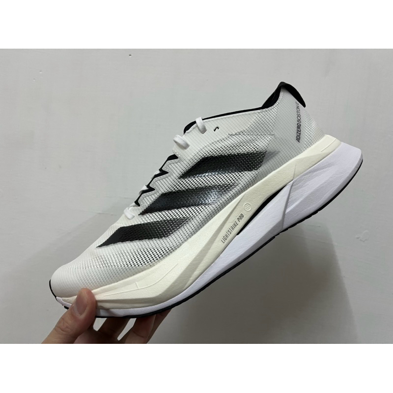 全新ADIDAS ADIZERO BOSTON 12 M 白黑 慢跑鞋 舒適跑鞋 ID4236 | 蝦皮購物