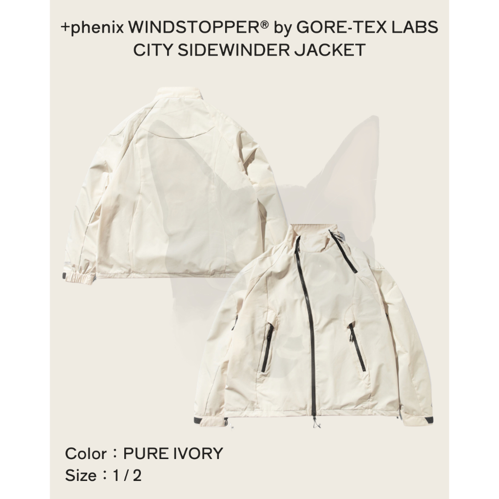 ジャケット・アウター CLESTTE +PHENIX SIDEWINDER JACKET size:1 CLESSTE>> +PHENIX WINDSTOPPER® BY GORE-TEX LABS CITY SIDEWINDER