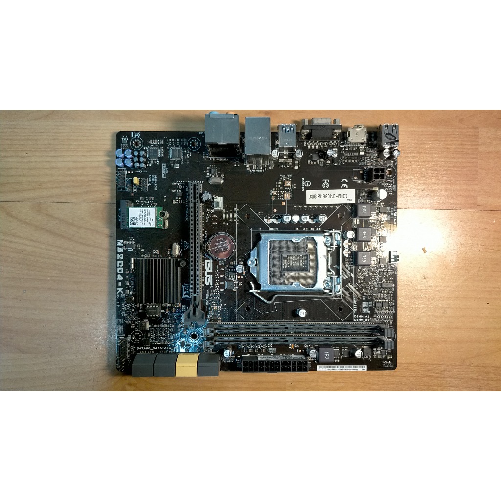 A.1151主機板-華碩 M32CD4-K DDR4雙通道 六七代i7 i5 i3 VGA HDMI 直購價680 | 蝦皮購物