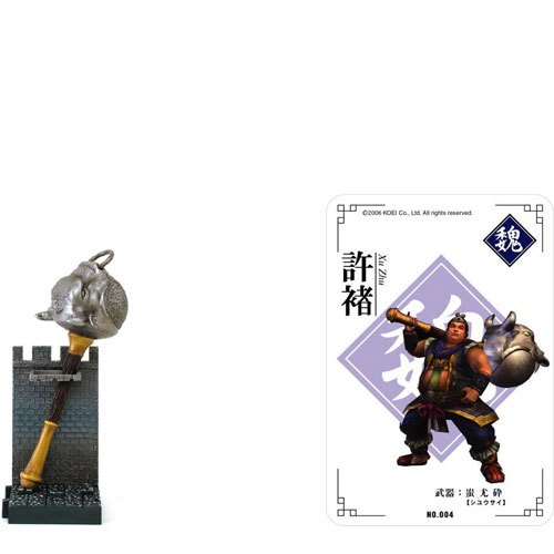 現貨】真三國無雙4 武器大全vol1 亂世黎明篇1/10 武器模型盒玩呂布關羽