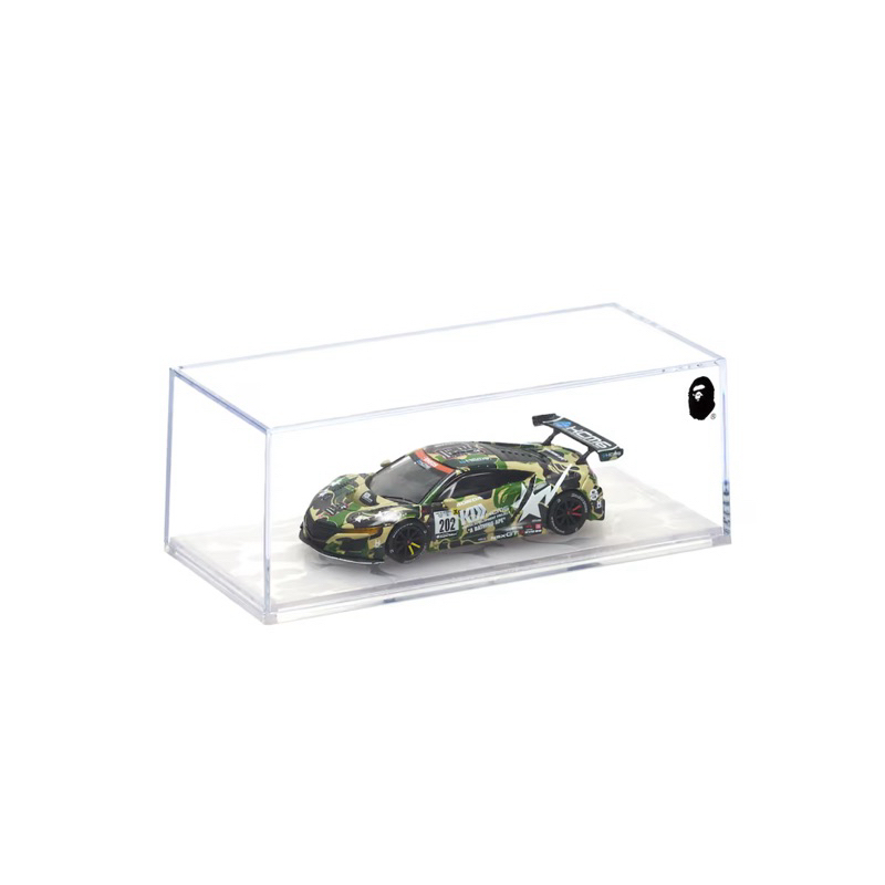 bape X #POPRACE #HONDA NSX GT3 1/64 車身上裝飾著BAPE STA