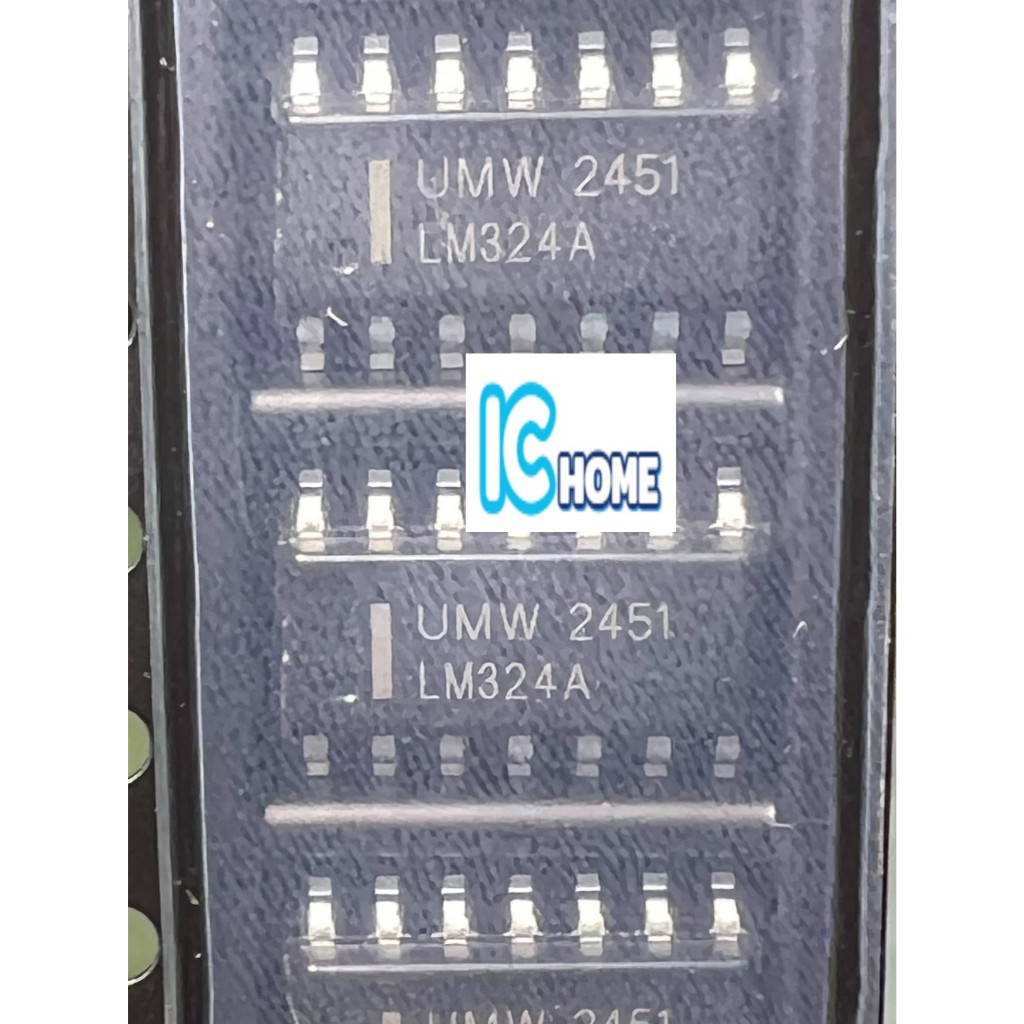 5x Ampli-op LM324 Texas Instruments – SMD SO14 – Quad Op-amp – Neuf D'origine – Pour Circuits électroniques