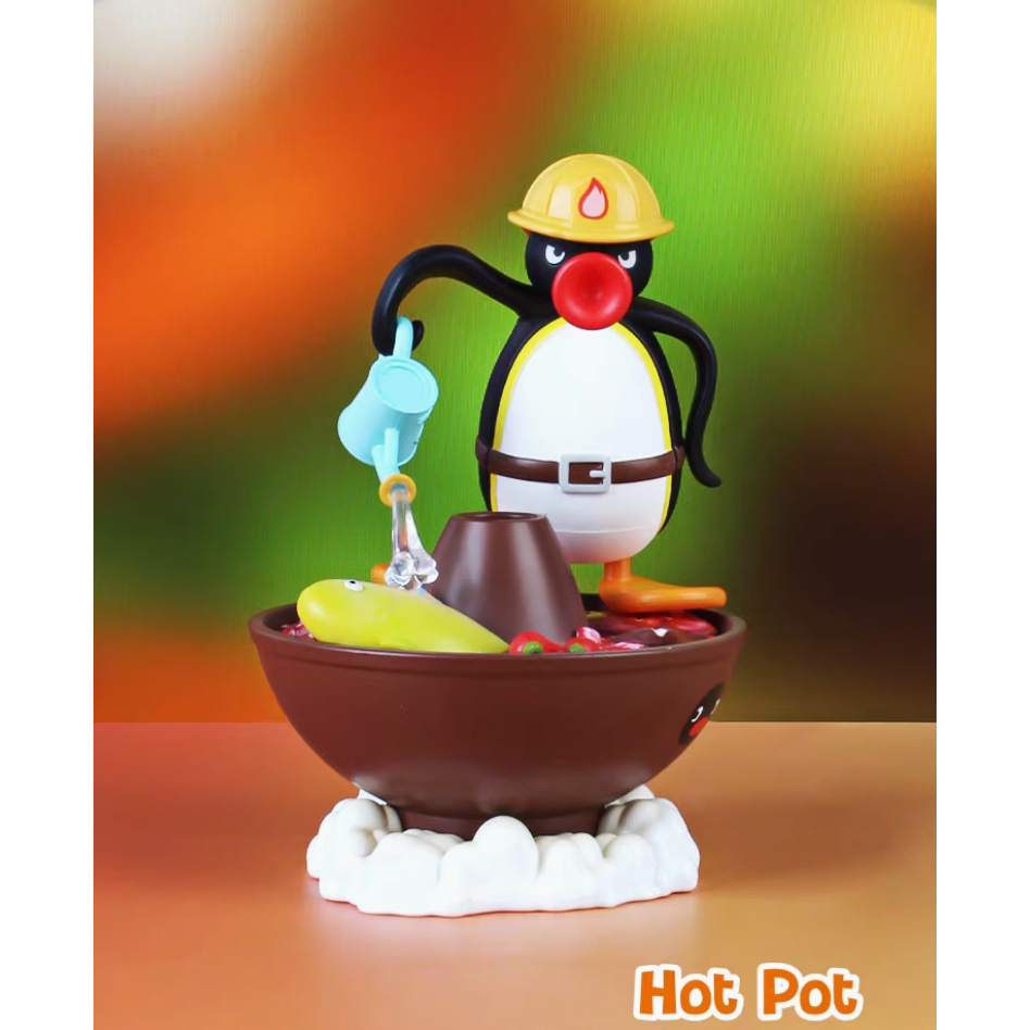 ⚡️PIKAPIKA⚡️正版X11 企鵝家族PINGU 貪吃的小鵝公仔盲盒甜點企鵝卡通周邊童年| 蝦皮購物