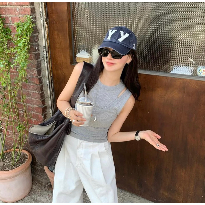 📌現貨+預購韓國代購OPEN YY Yy HEART BONE BALL CAP 刺繡心形