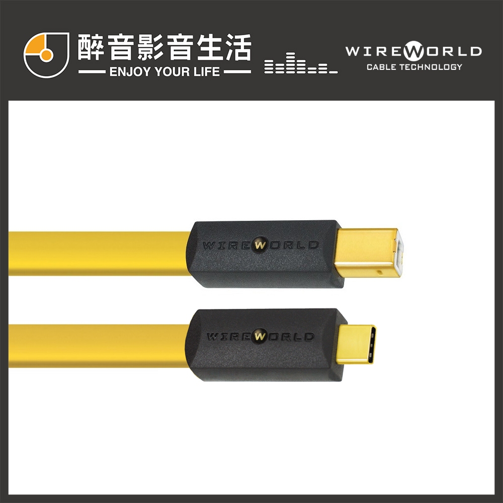 美國 Wireworld Chroma 8 (1m) USB 2.0 C to B 傳輸線.台灣公司貨 醉音影音生活 | 蝦皮購物
