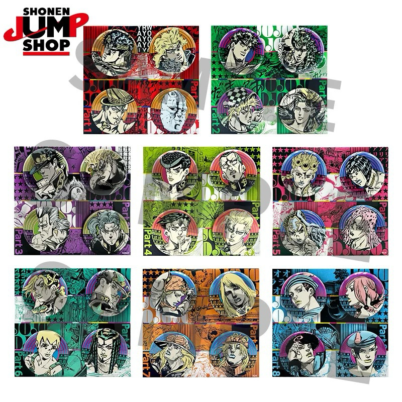 SHONEN JUMP SHOP官方正版JOJO的奇妙冒險 著色徽章4入組 | 蝦皮購物