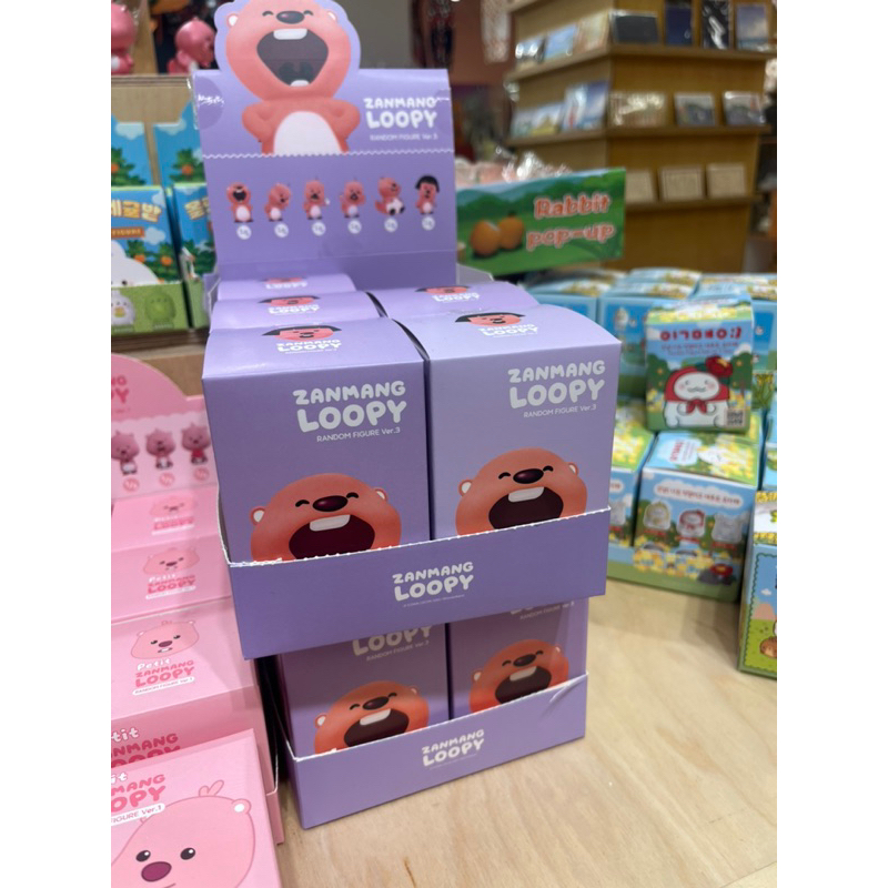 [韓國帶回]露比 LOOPY 第三代 盲盒 公仔 正版 現貨 造型公仔 全新 6款 ZANMANG 粉紅 小海狸 代購 | 蝦皮購物