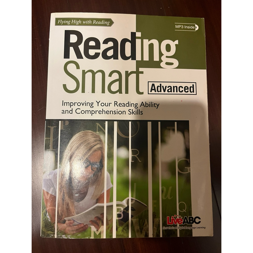 近乎全新 Reading Smart Advanced 附中文對照解答 英文閱讀測驗必讀 | 蝦皮購物