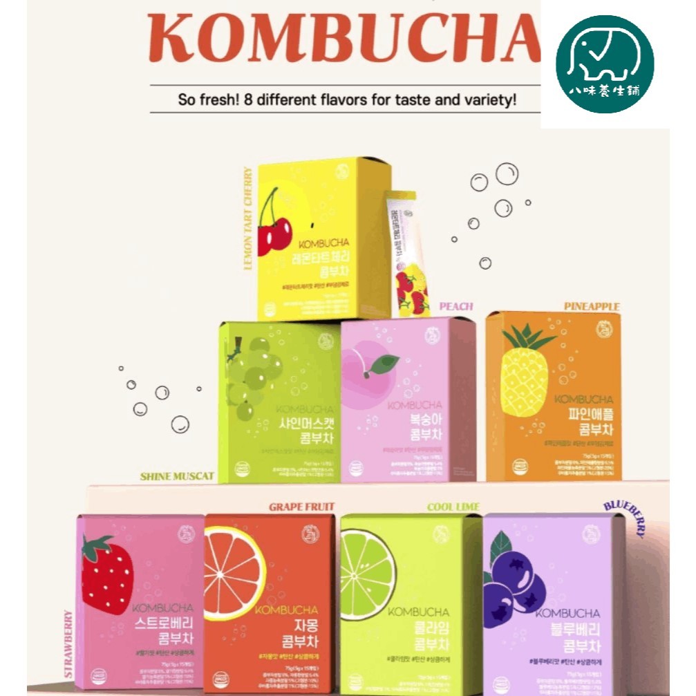 healslab無糖康普茶 乳酸菌康普茶 沖泡飲料 韓國康普茶 散裝 單1入 八味養生鋪 | 蝦皮購物