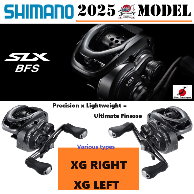 Shimano 25'SLX BFS XG 右/XG 左各種類型日本直銷誘餌捲軸精細釣魚輕量